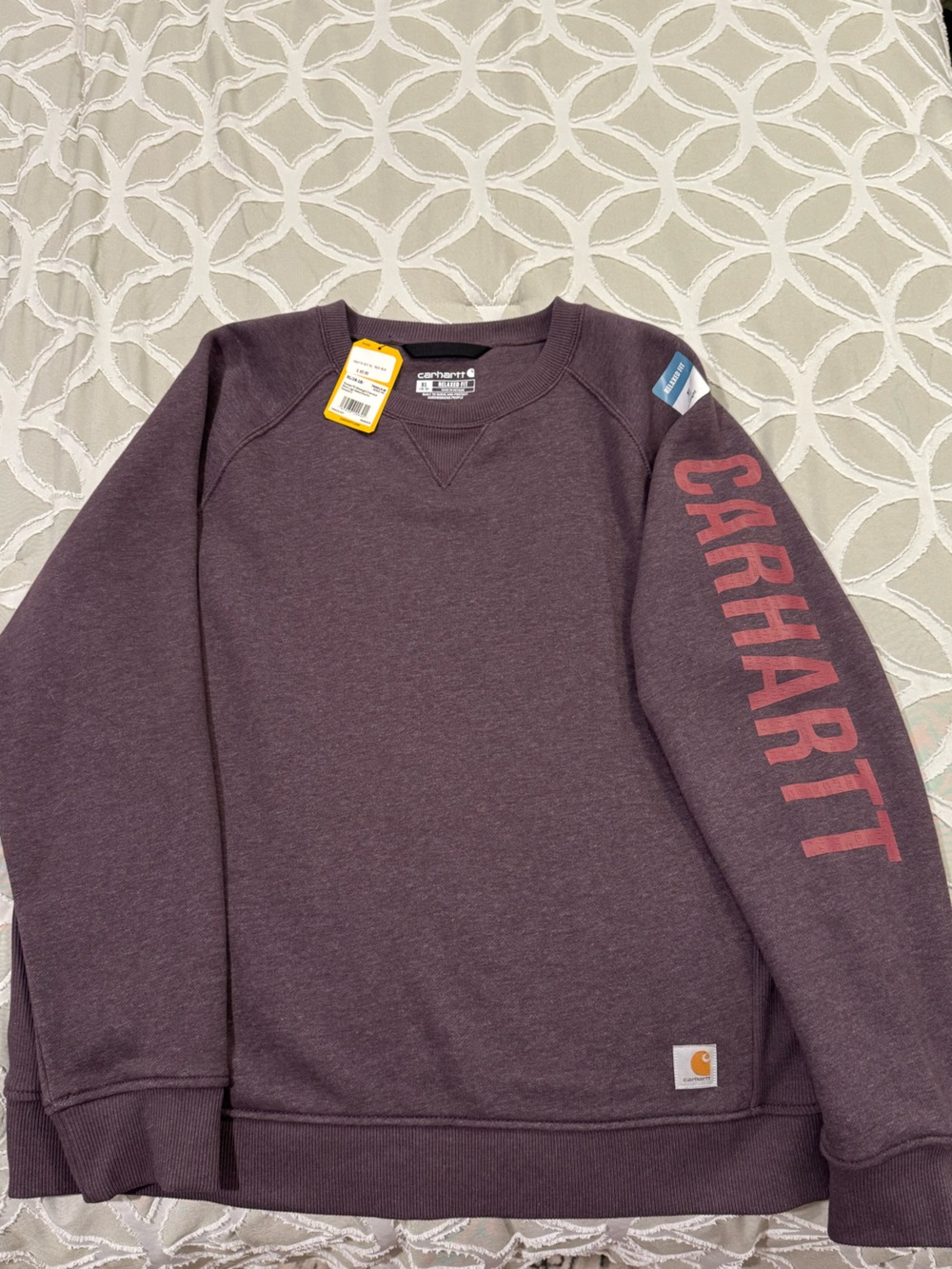 Carhartt Women’s Crewneck Sweatshirt - Plum